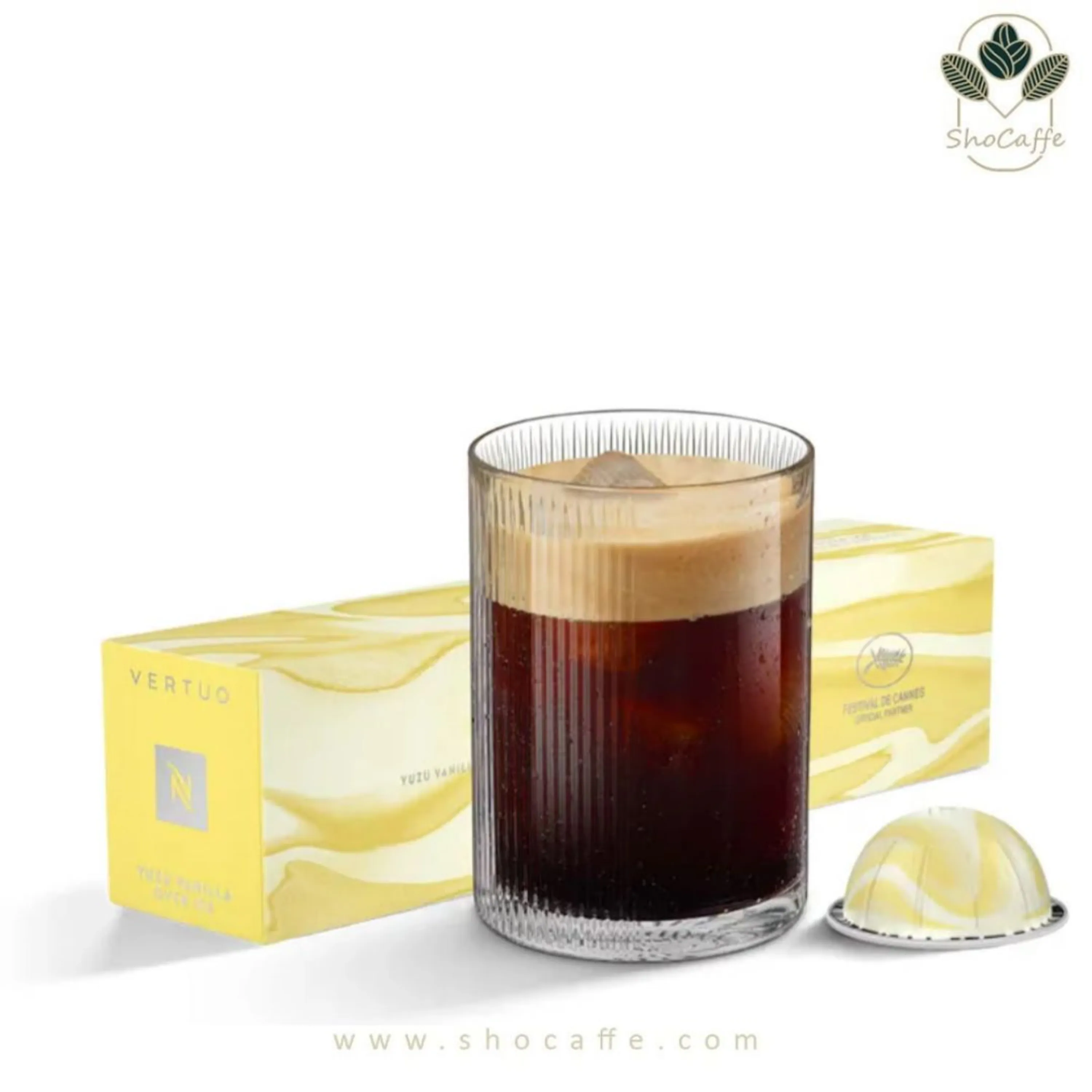 کپسول قهوه نسپرسو ورتو لمیتد یوزو وانیل Yuzu Vanilla flavour over ice کپسول قهوه نسپرسو ورتو لمیتد یوزو وانیل Yuzu Vanilla flavour over ice